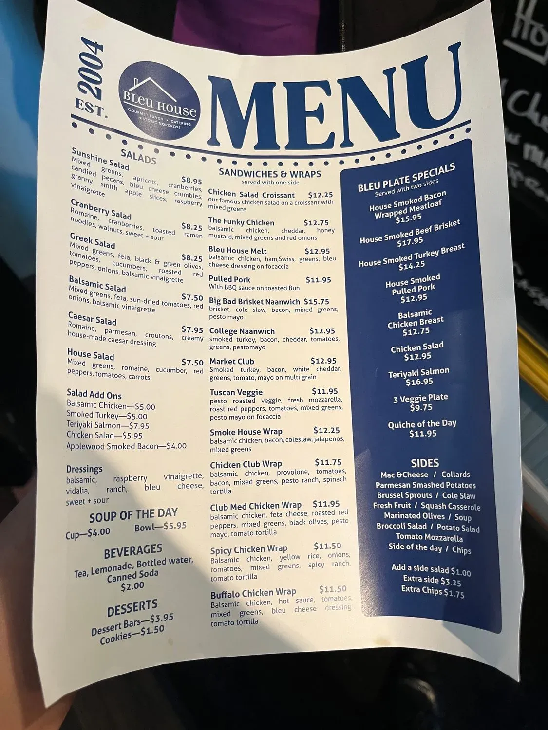 Menu 2