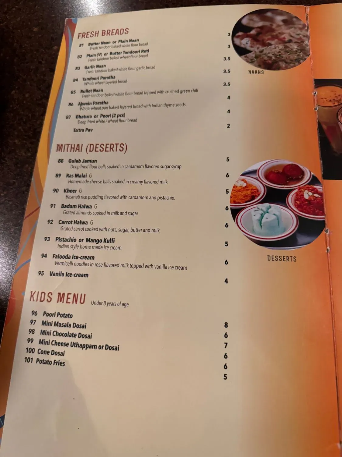 Menu 5