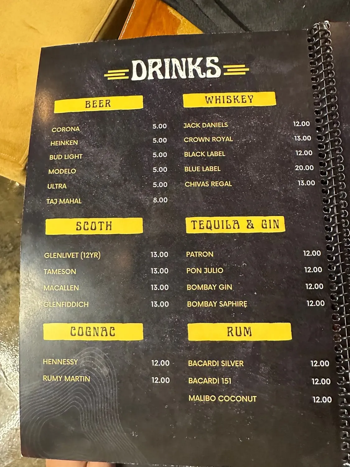 Menu 3