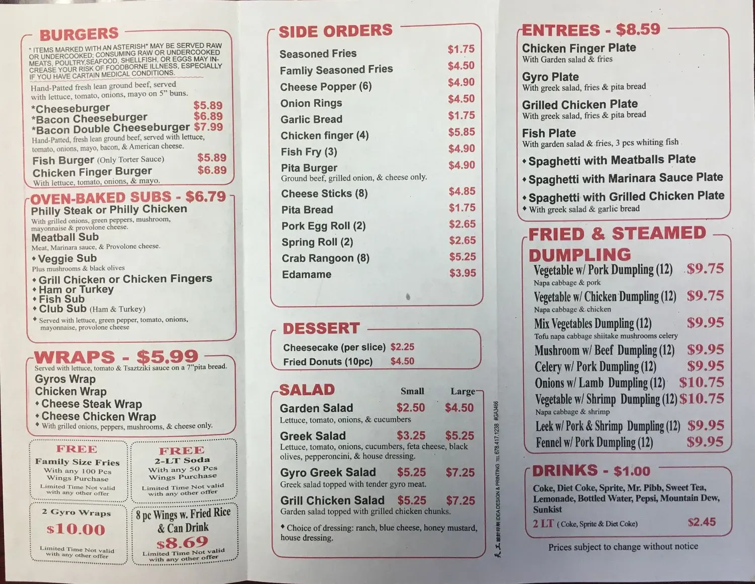 Menu 4