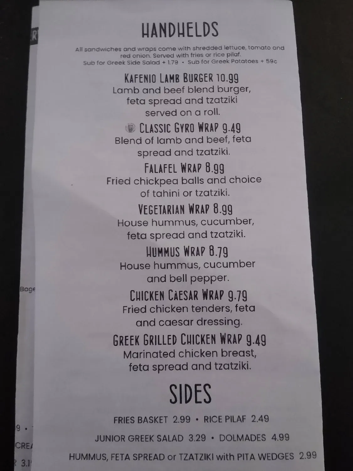 Menu 3