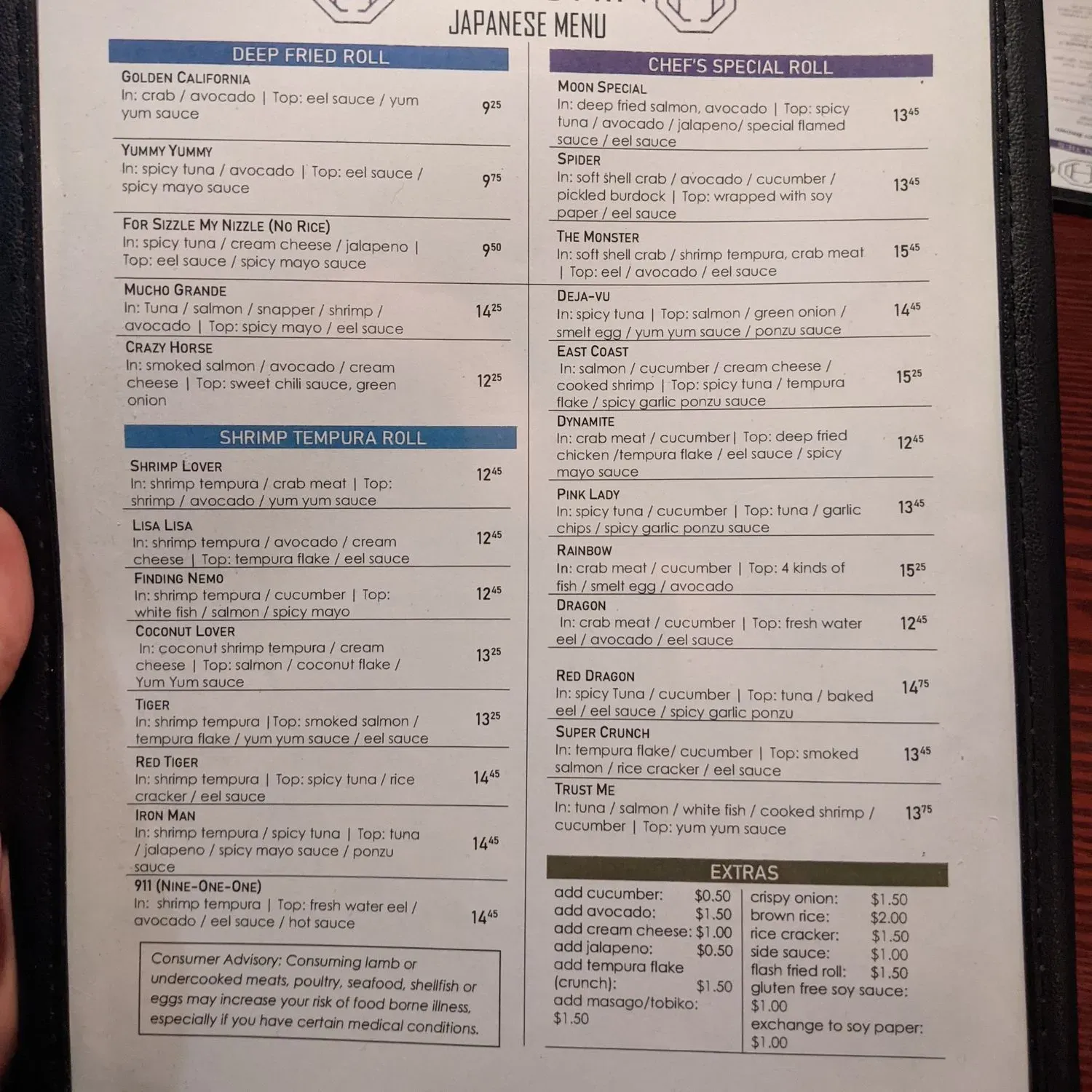 Menu 3