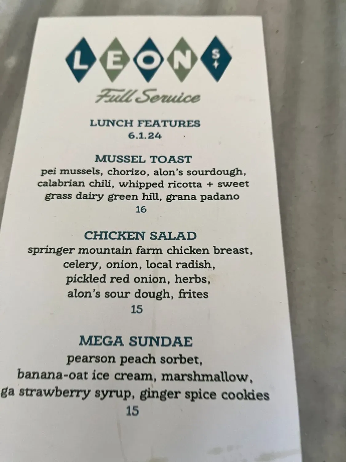 Menu 3