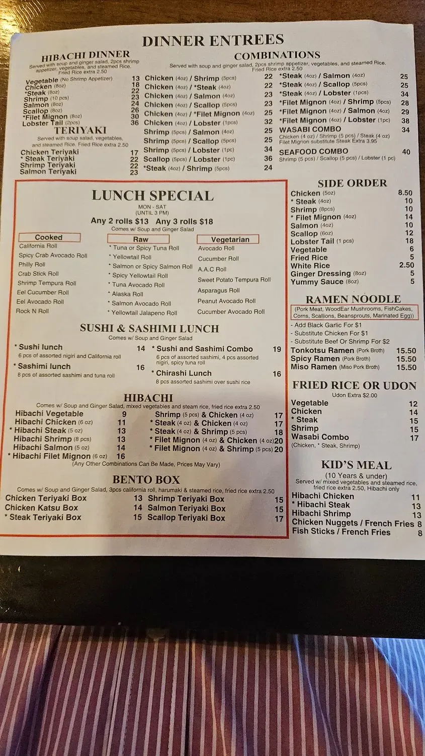 Menu 6