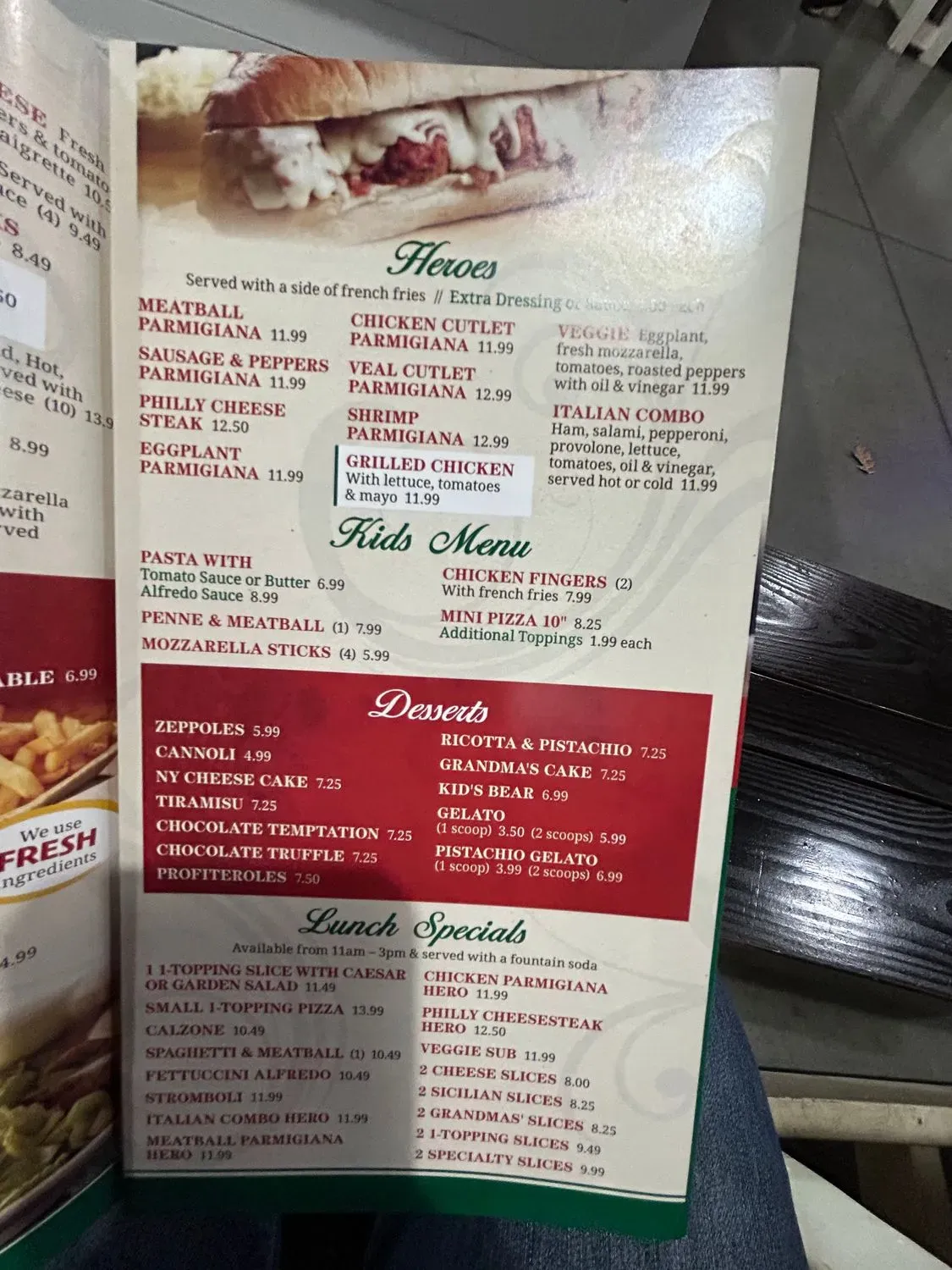 Menu 4