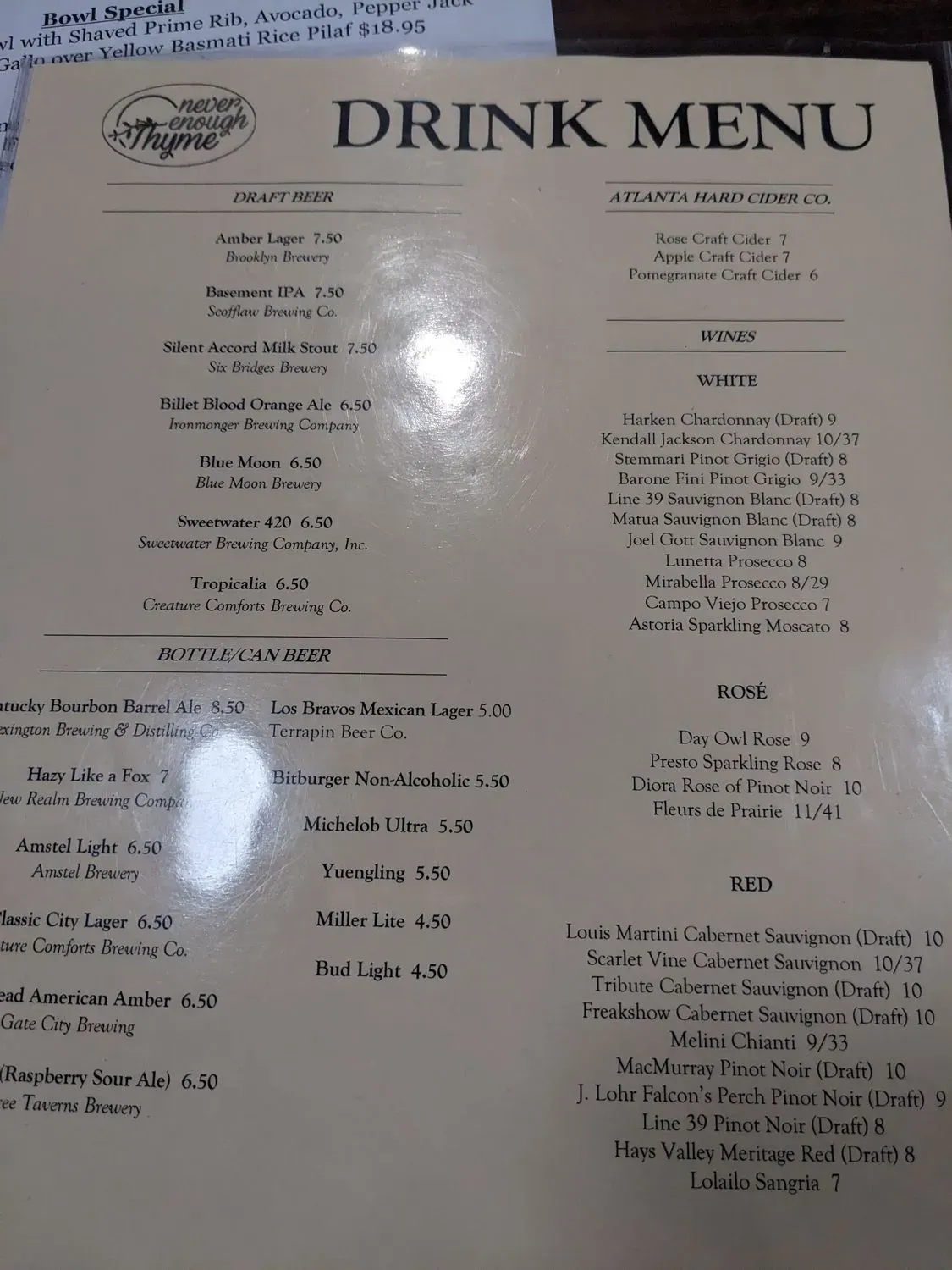 Menu 6