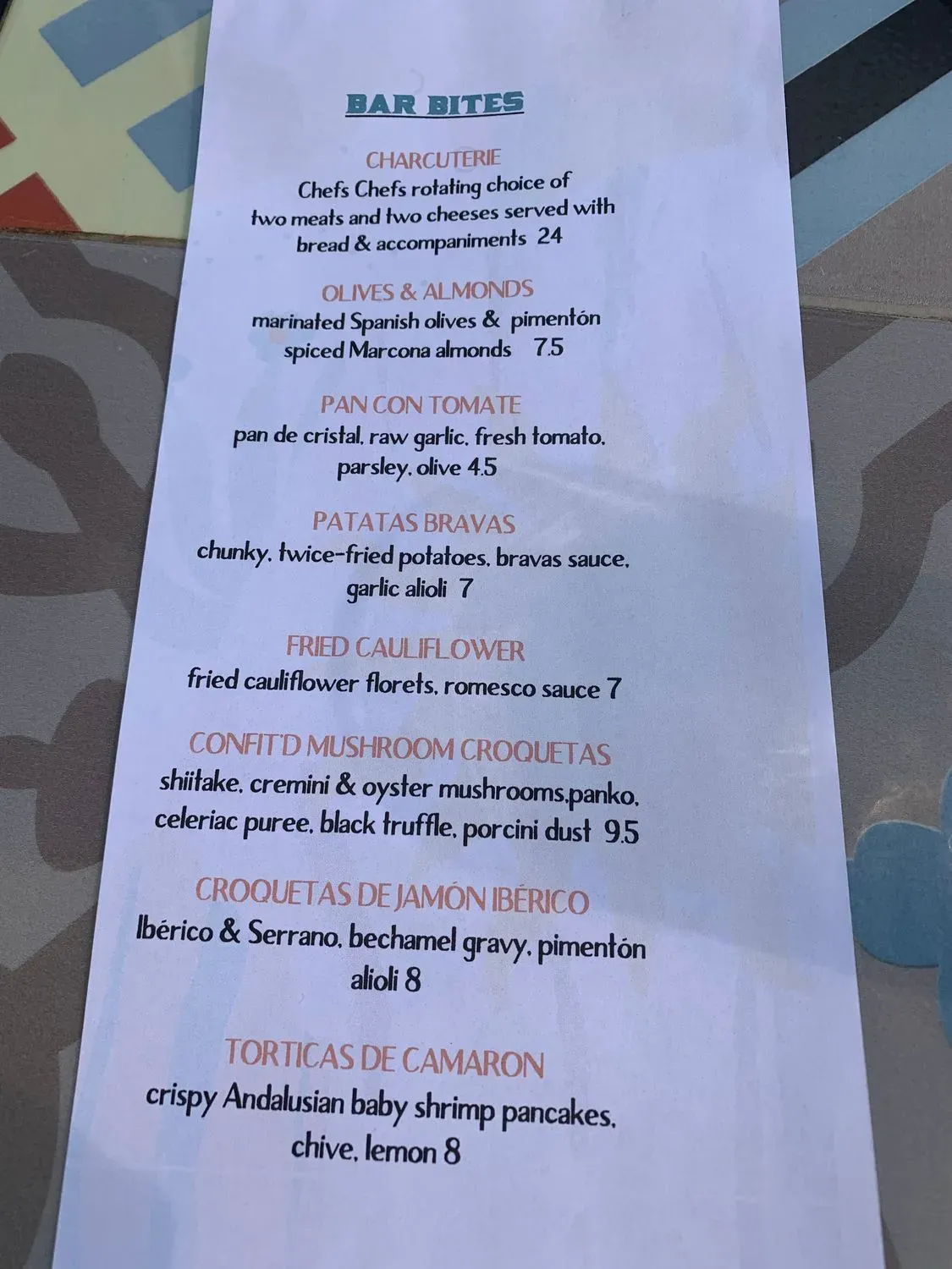 Menu 4