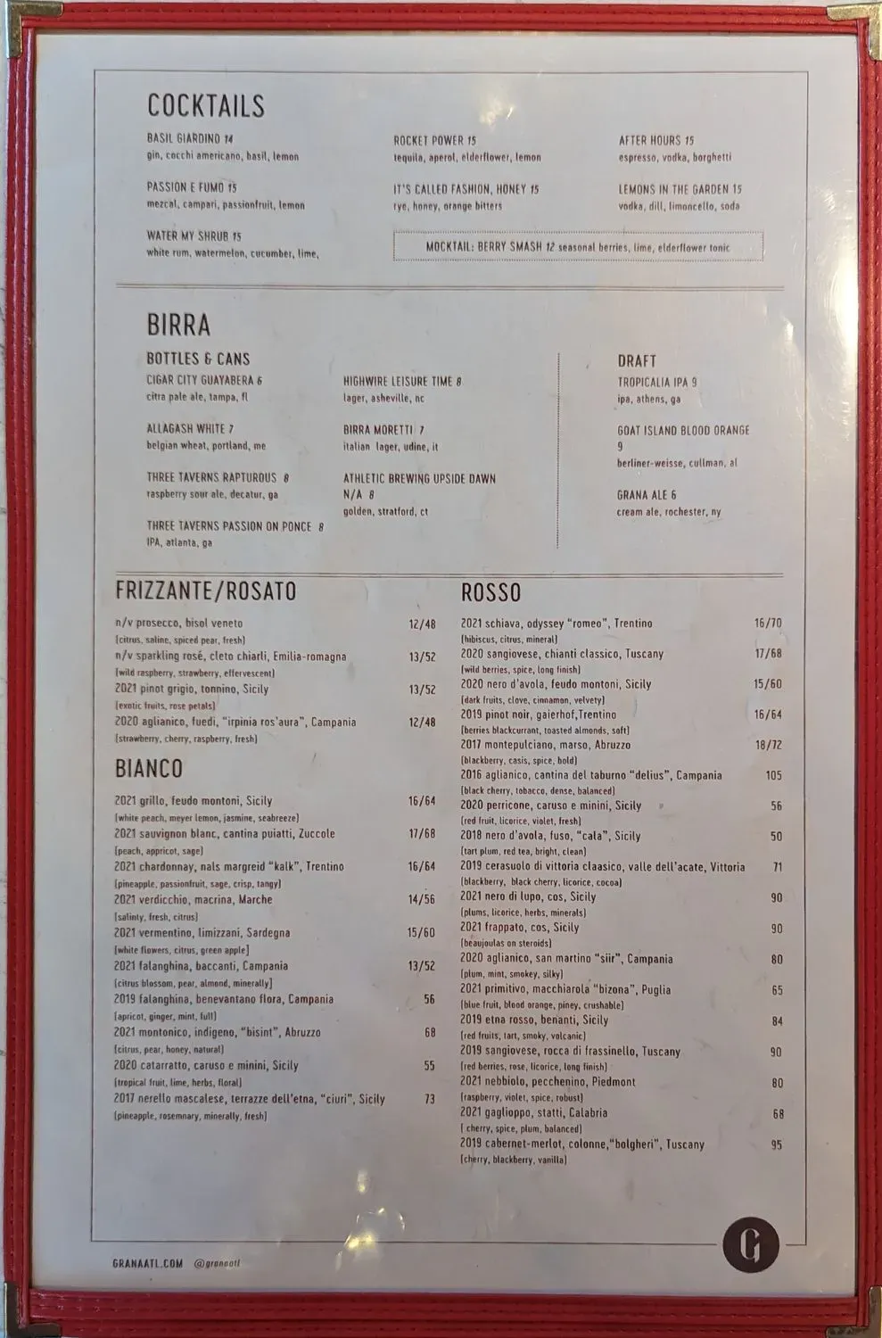 Menu 6