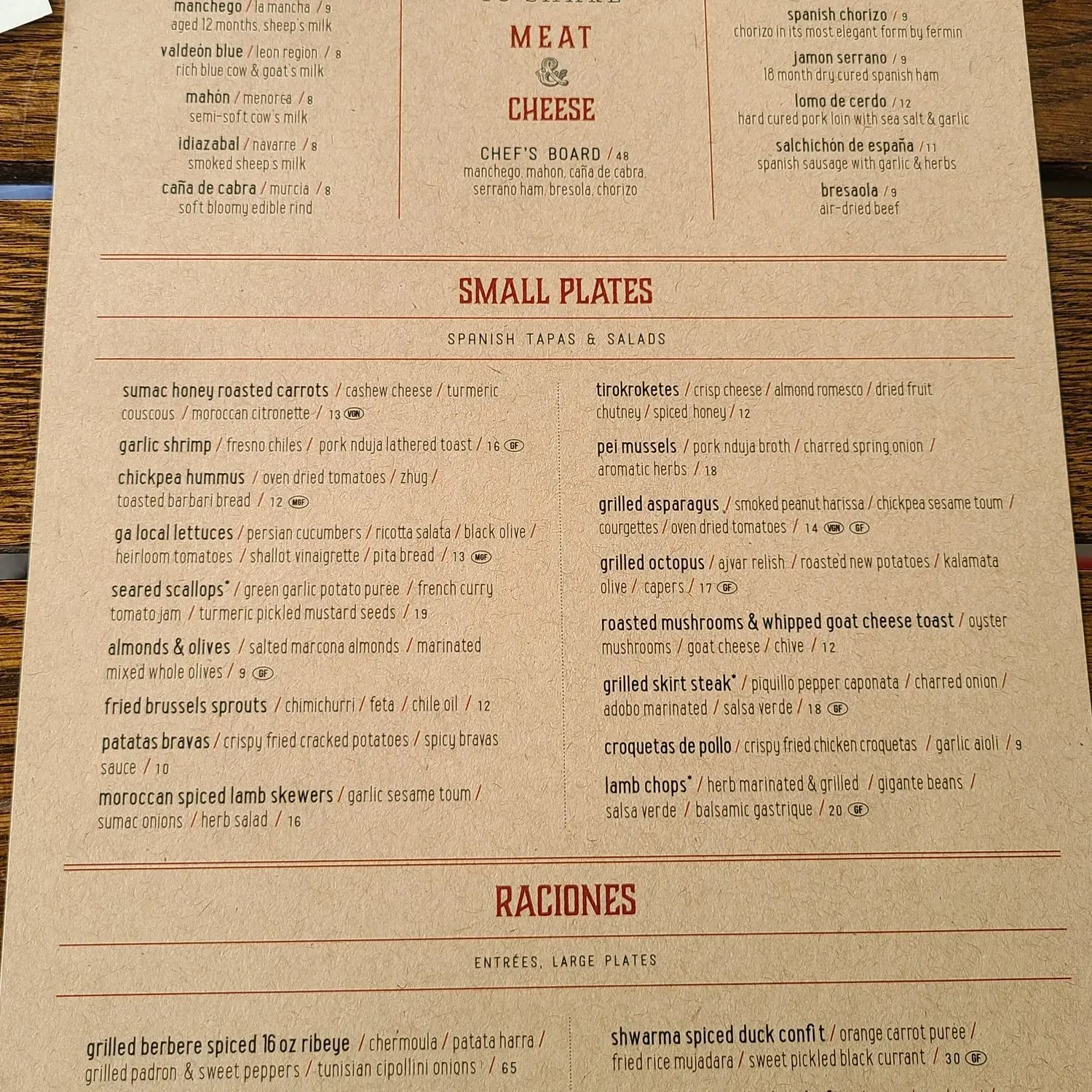 Menu 2