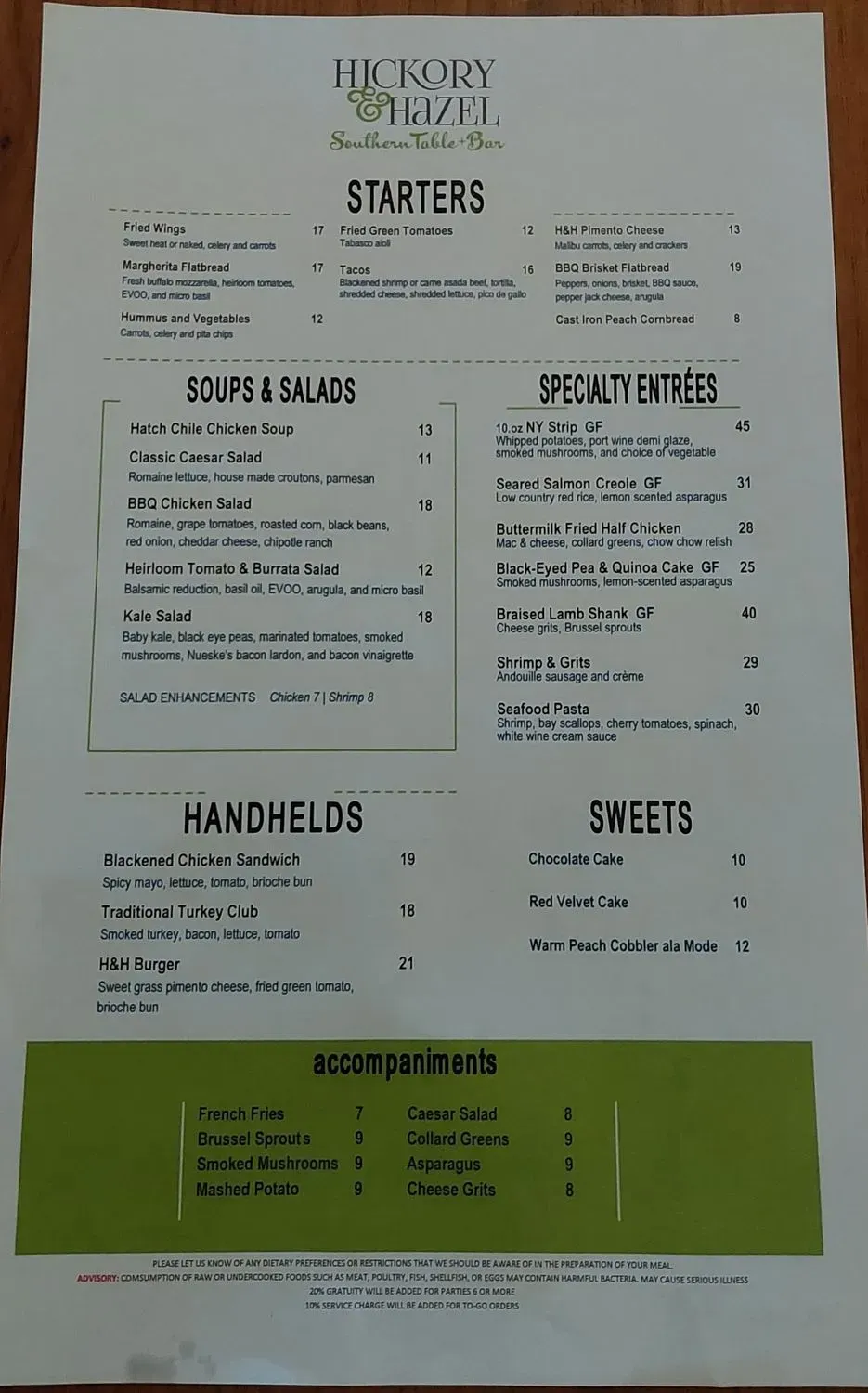 Menu 2