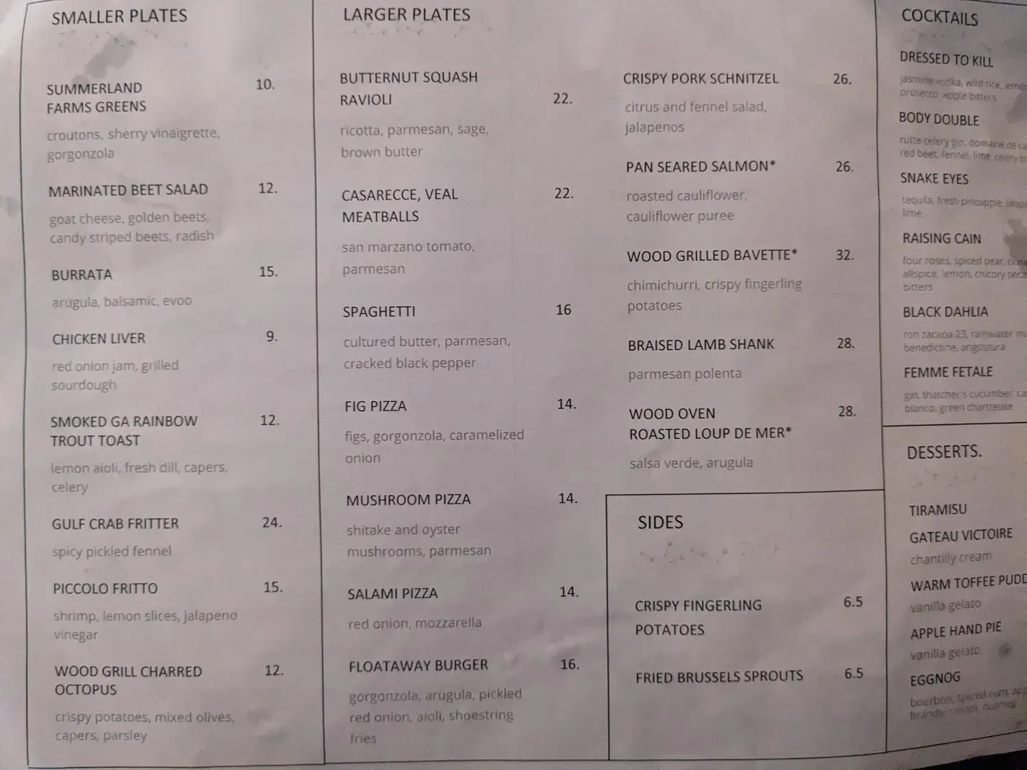 Menu 2