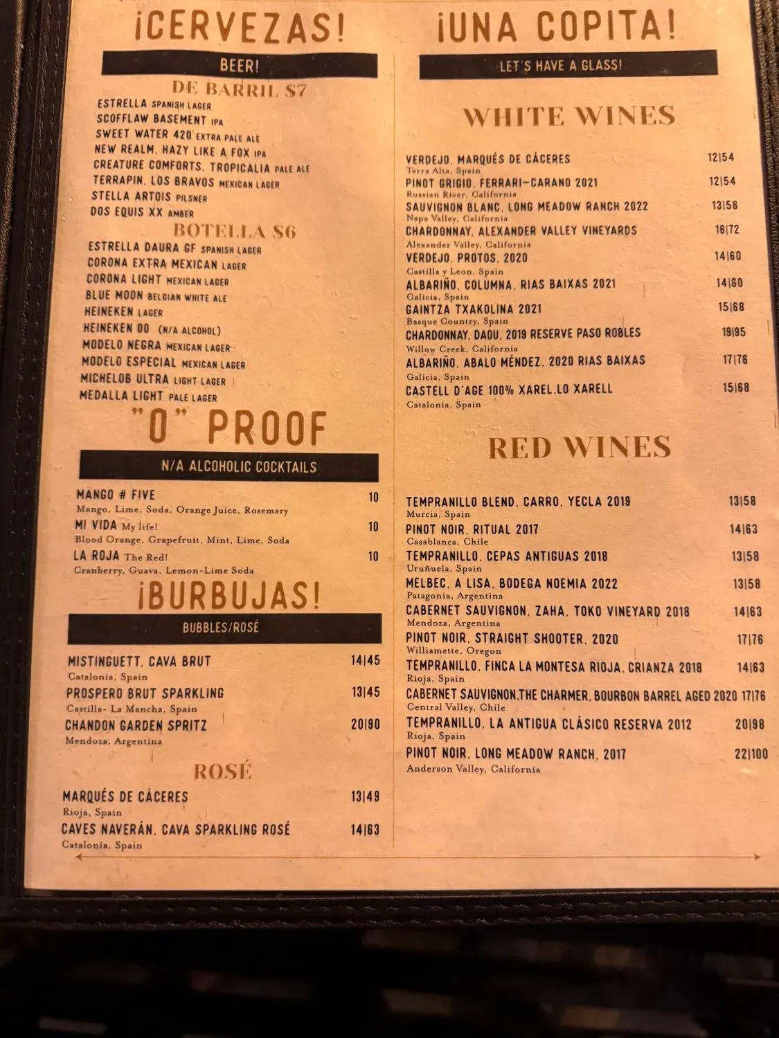 Menu 2