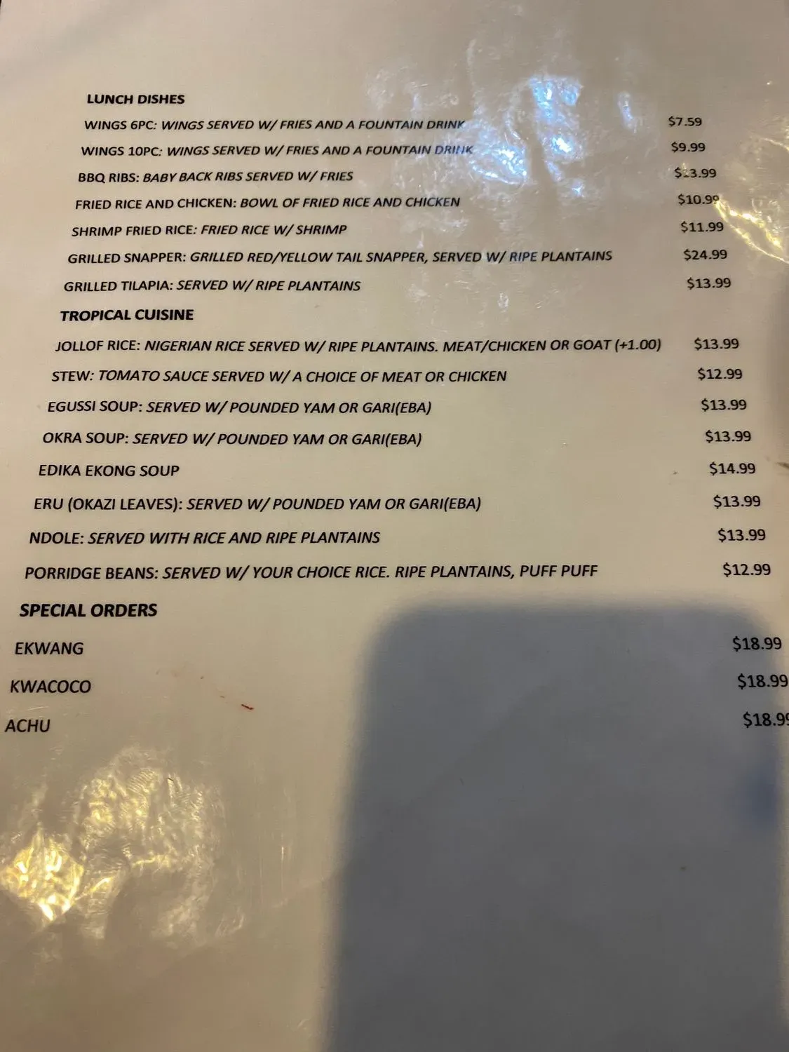 Menu 3