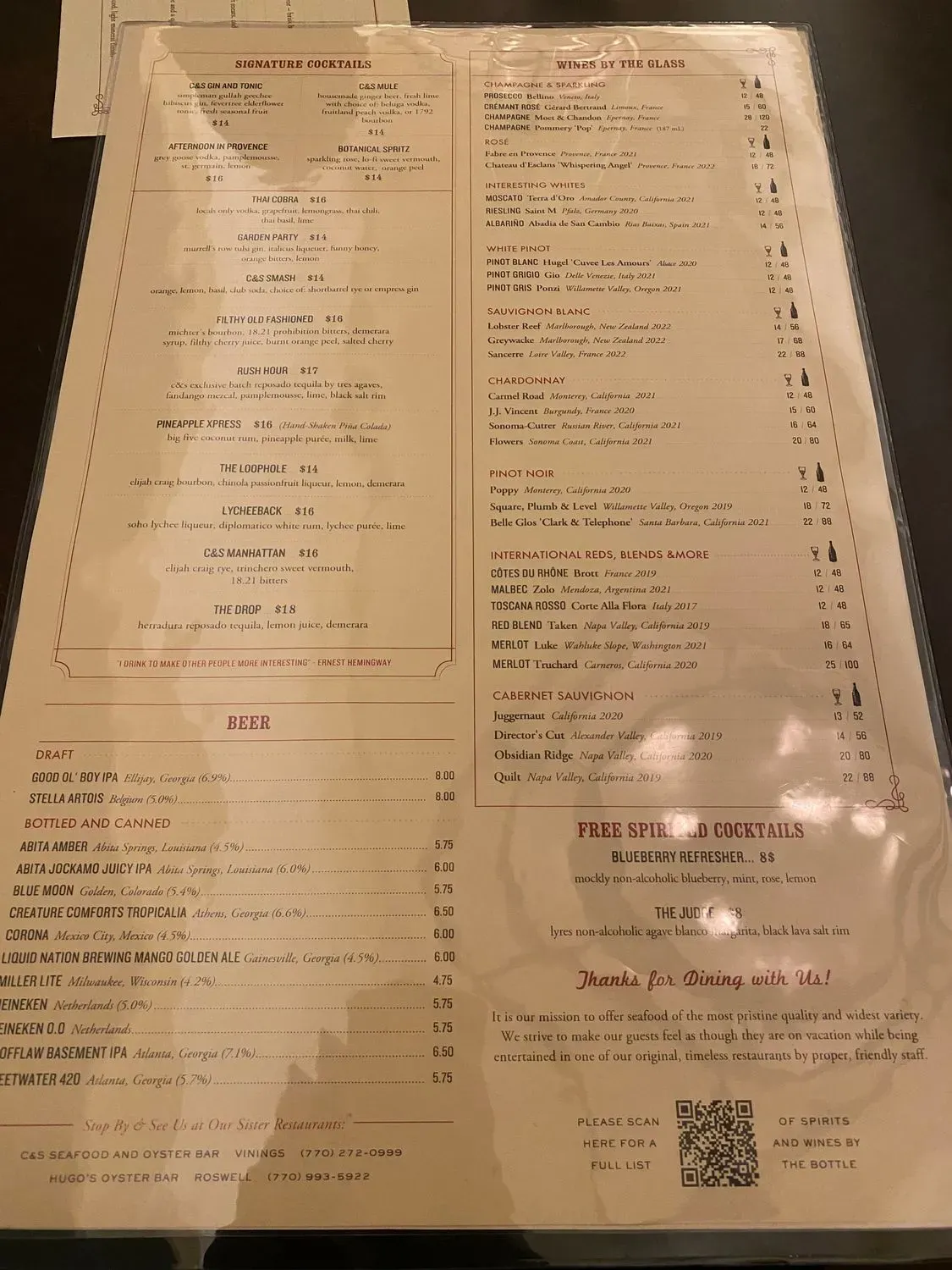 Menu 6