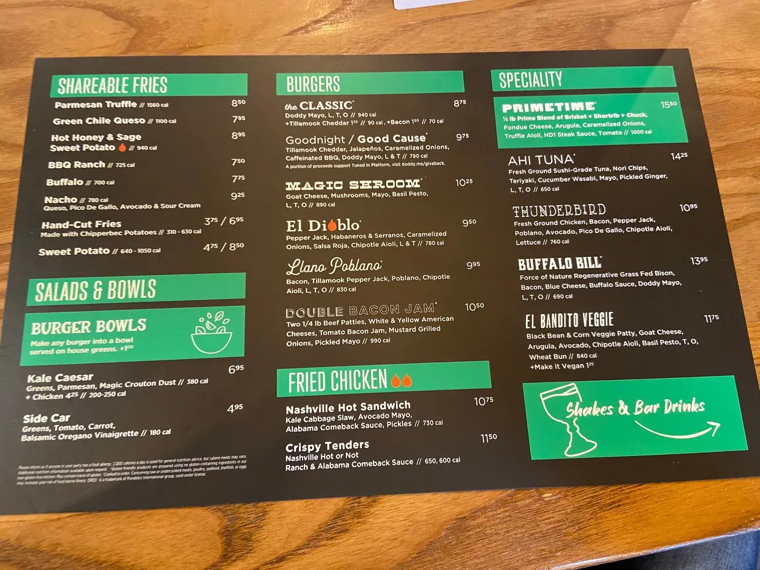 Menu 2