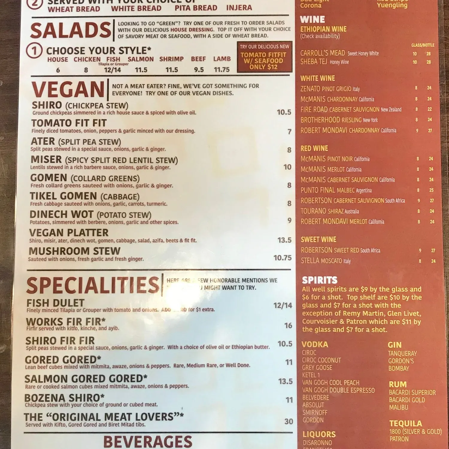 Menu 2