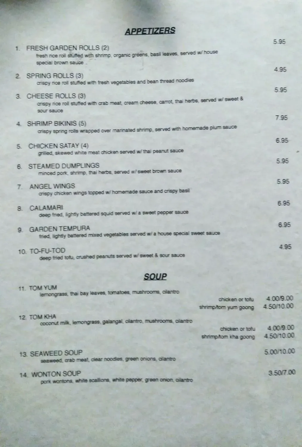 Menu 6