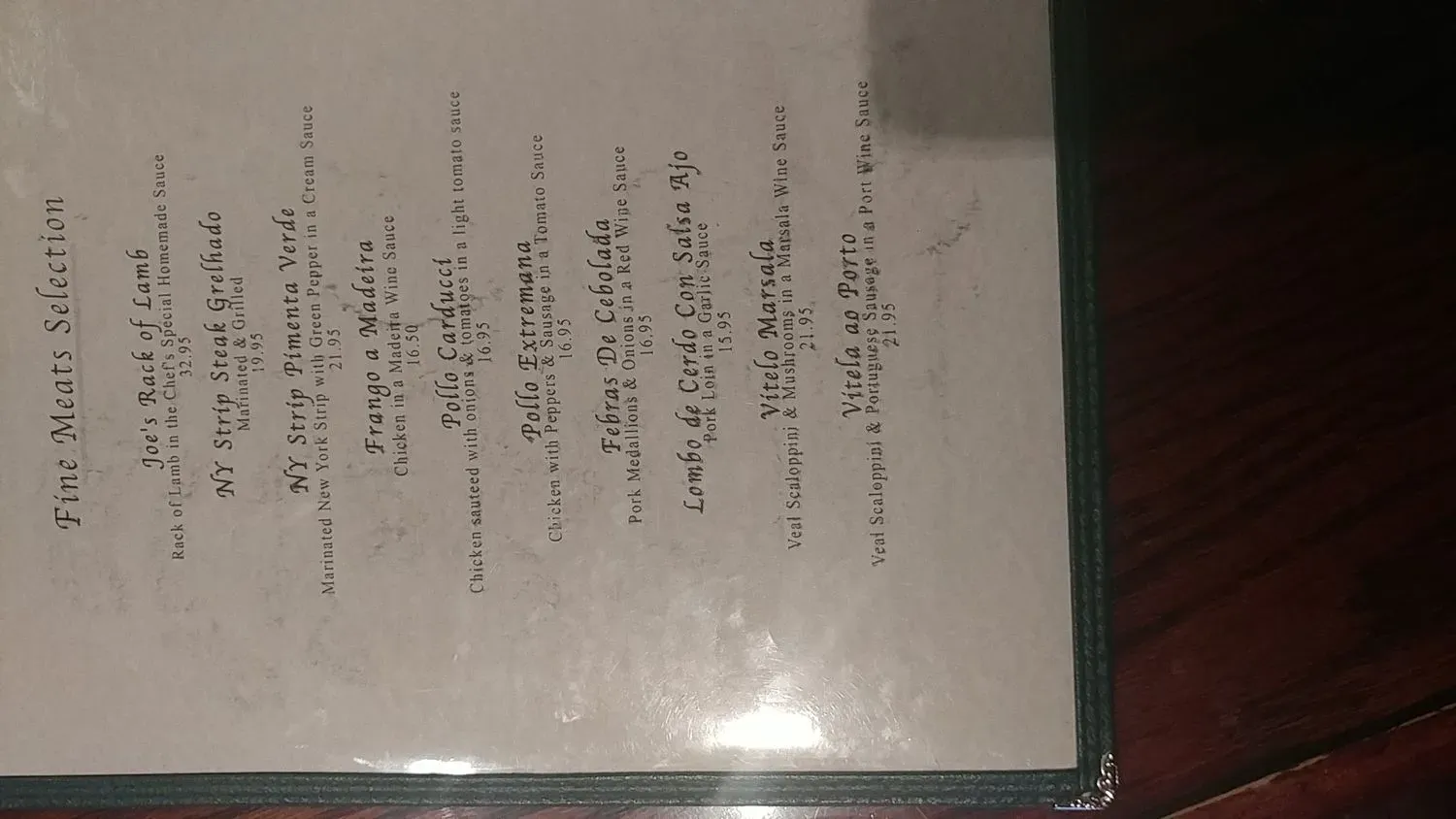 Menu 6