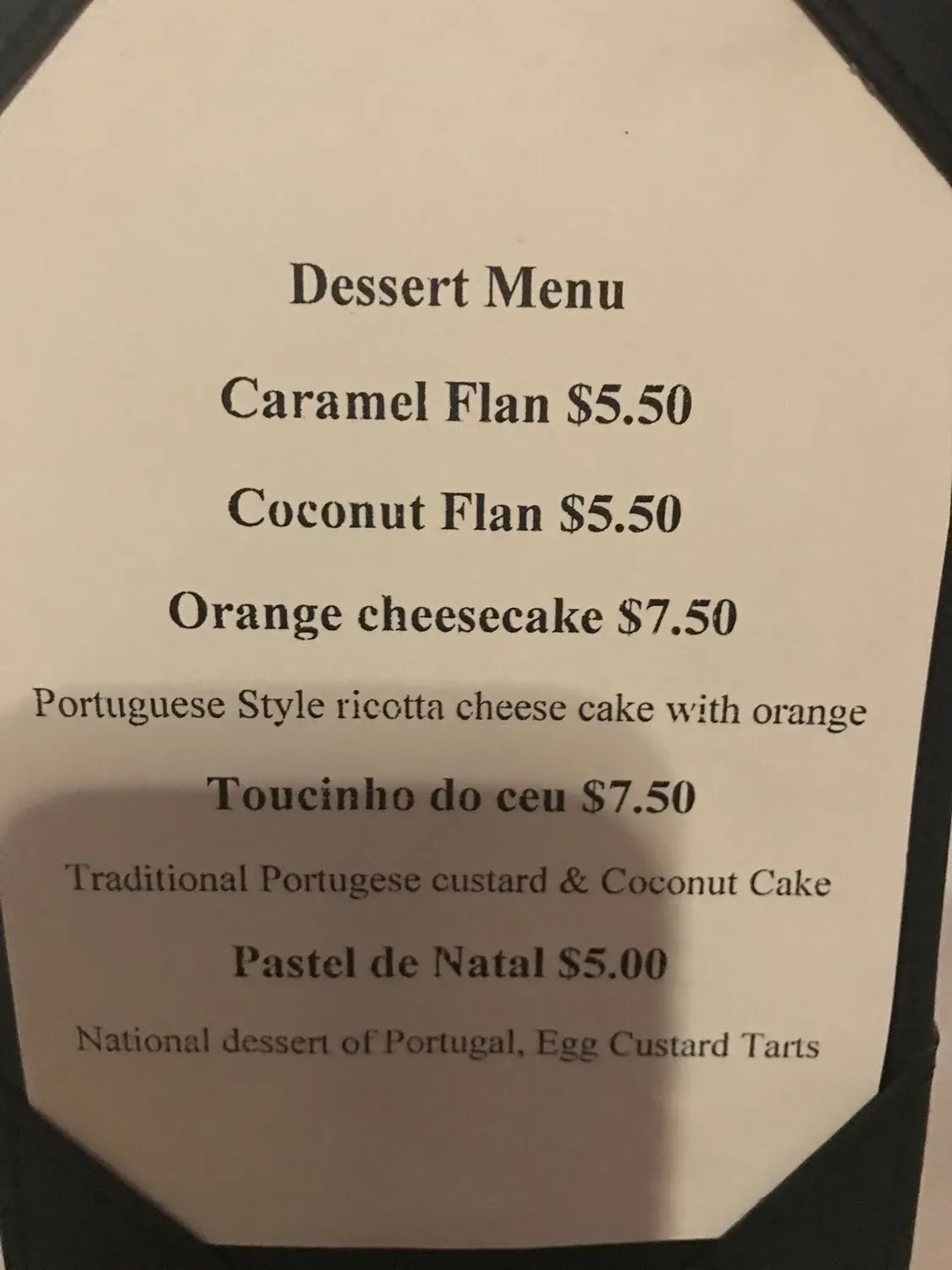 Menu 5