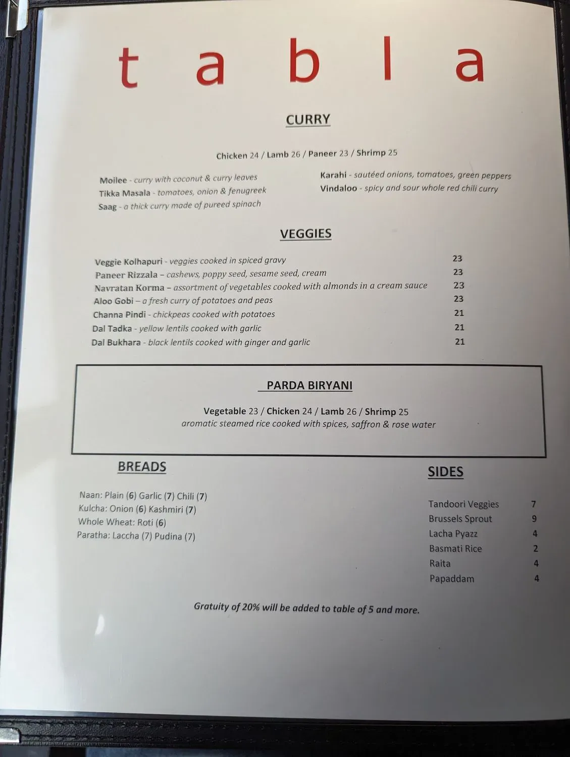 Menu 4