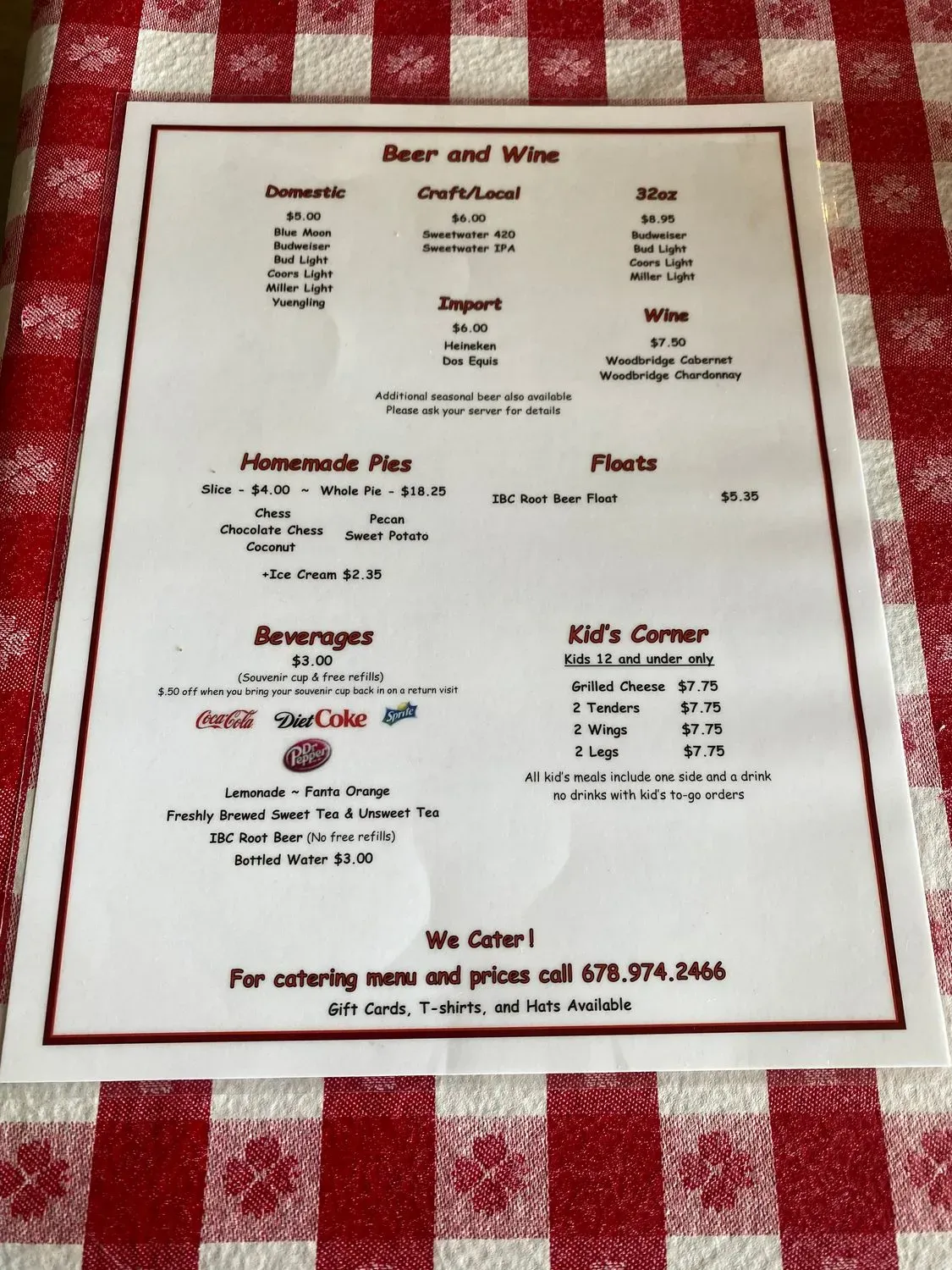 Menu 5