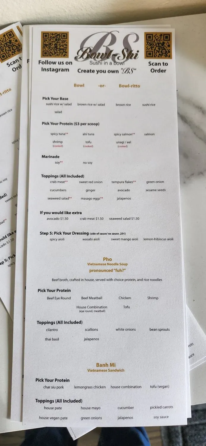 Menu 5