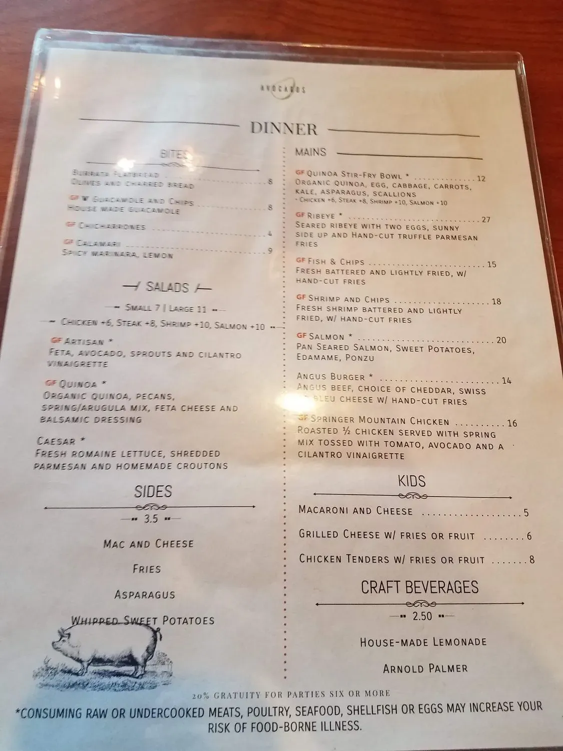 Menu 6