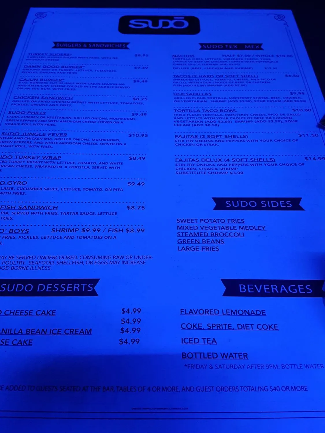 Menu 5