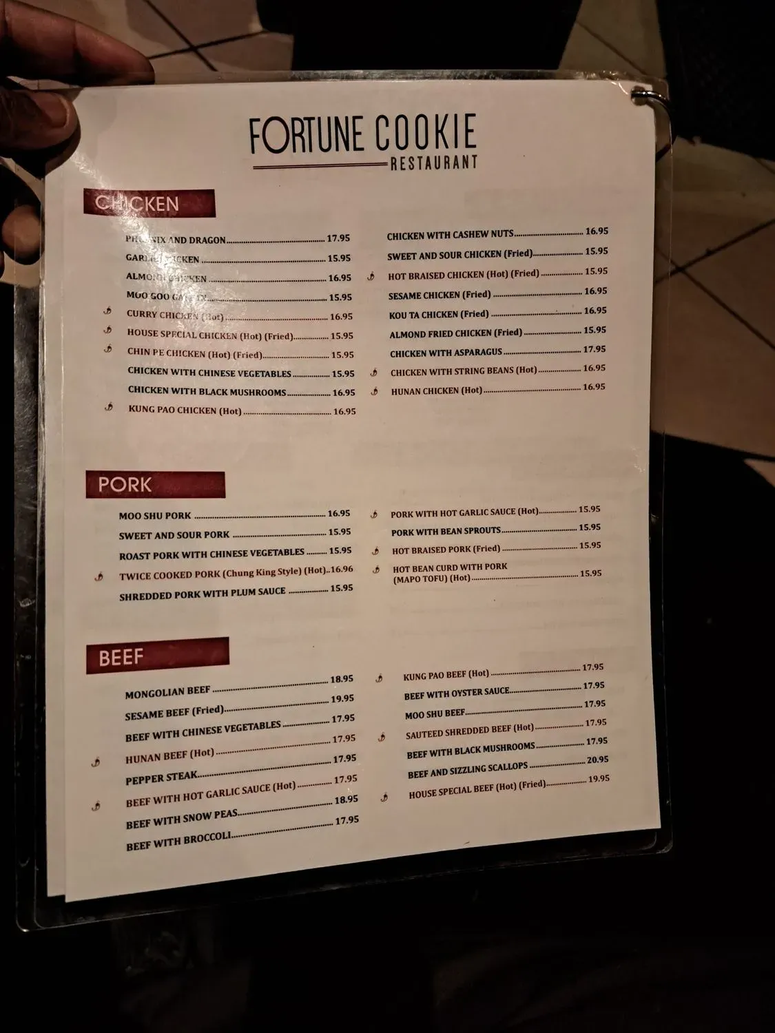 Menu 5