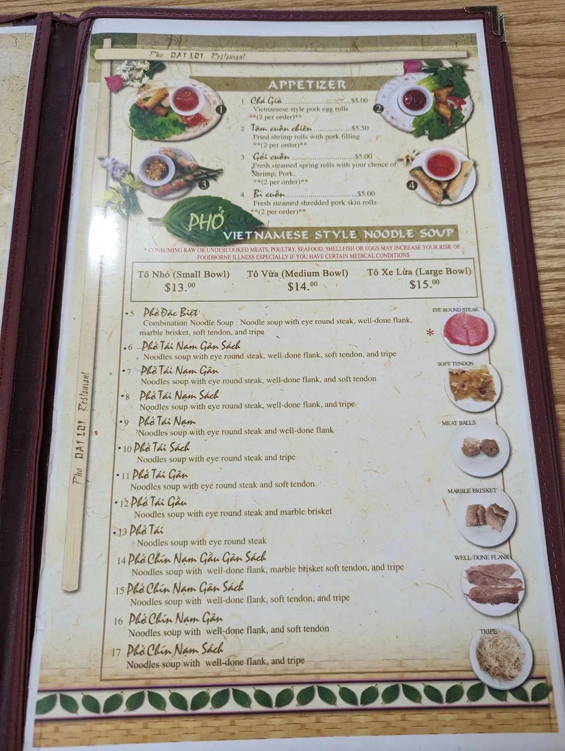 Menu 6