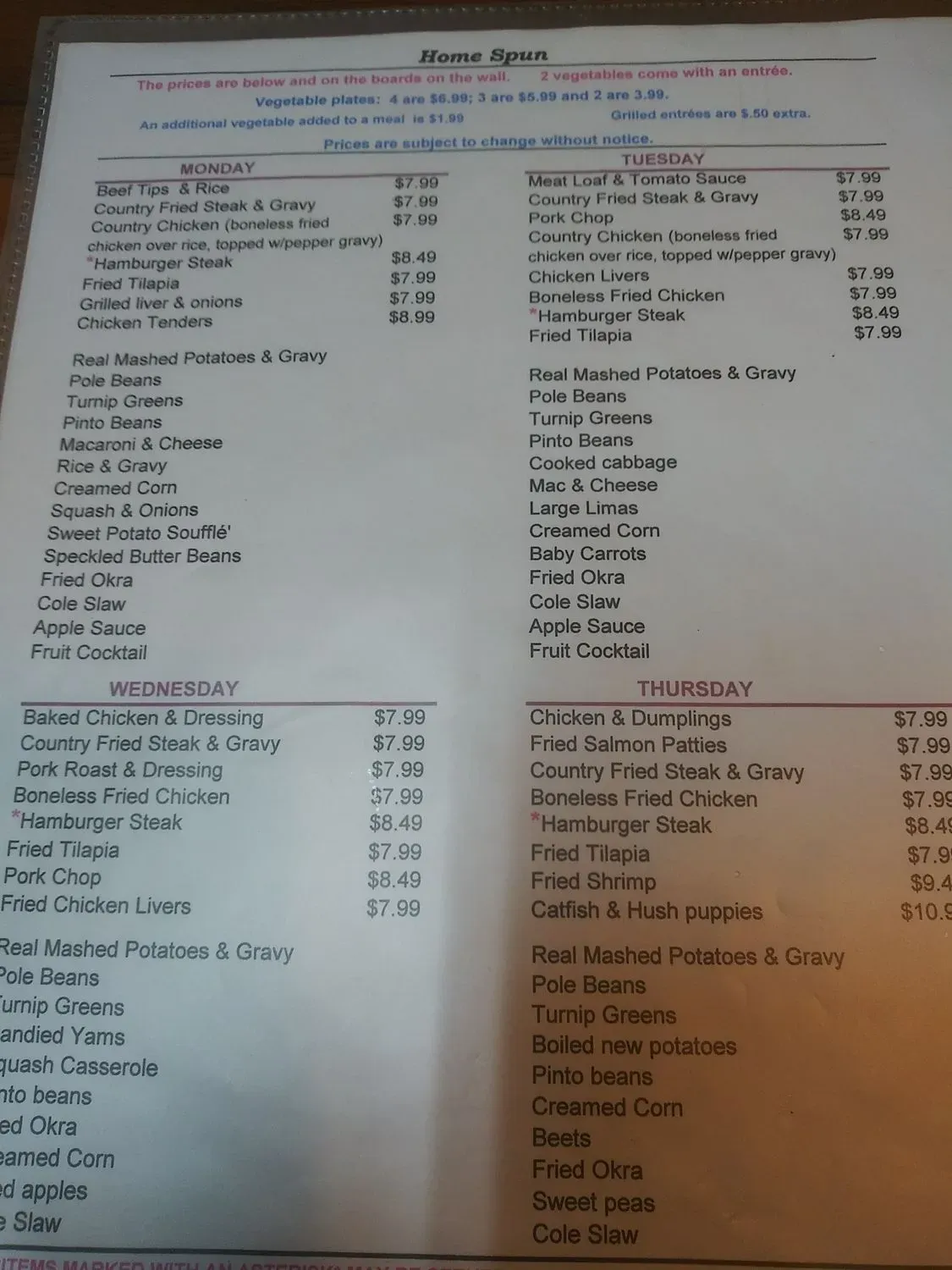 Menu 6