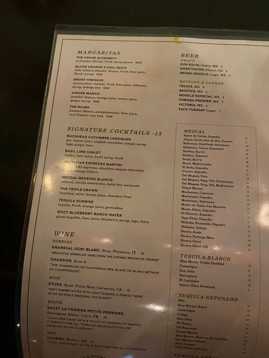 Menu 6