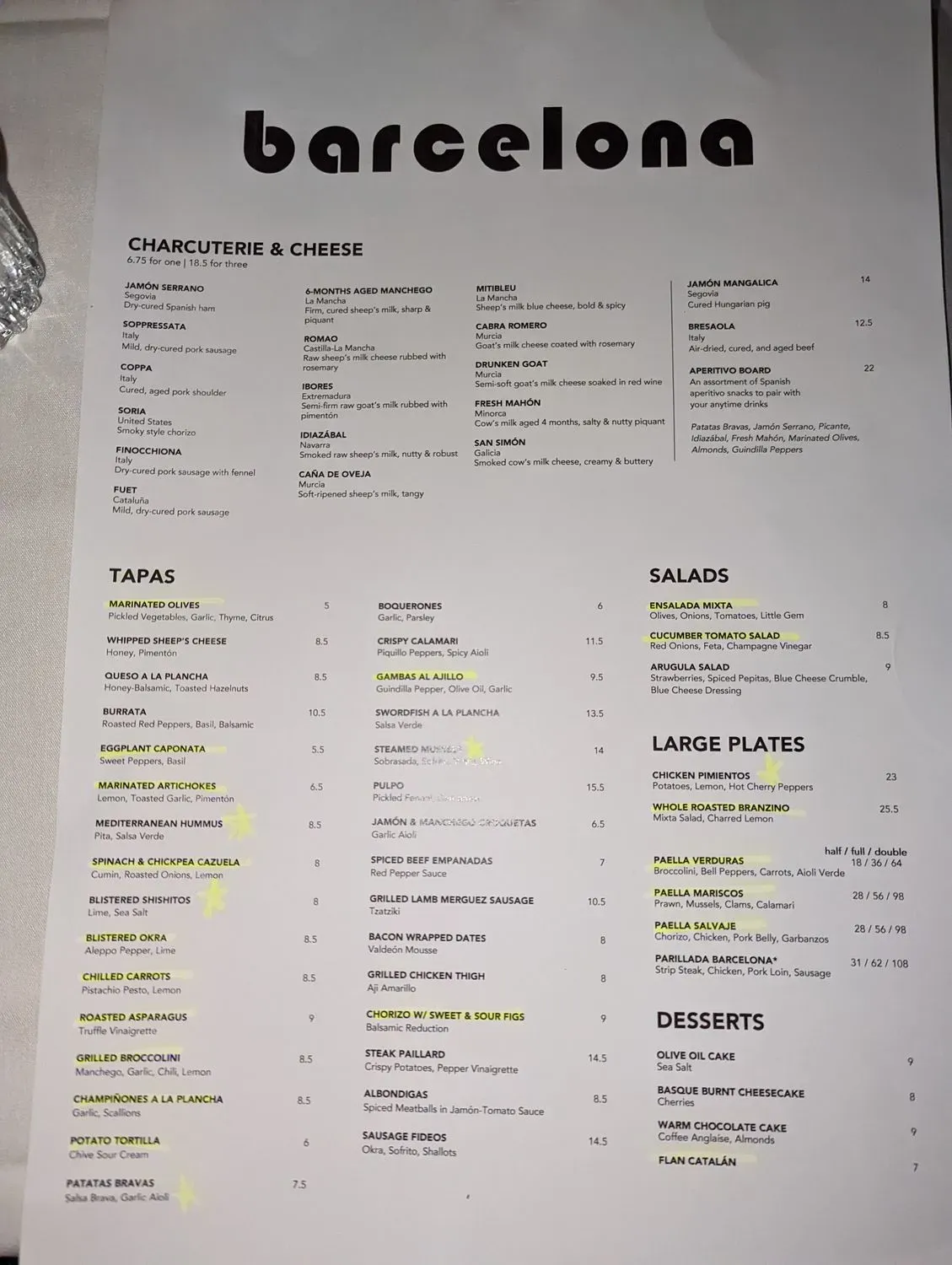 Menu 2