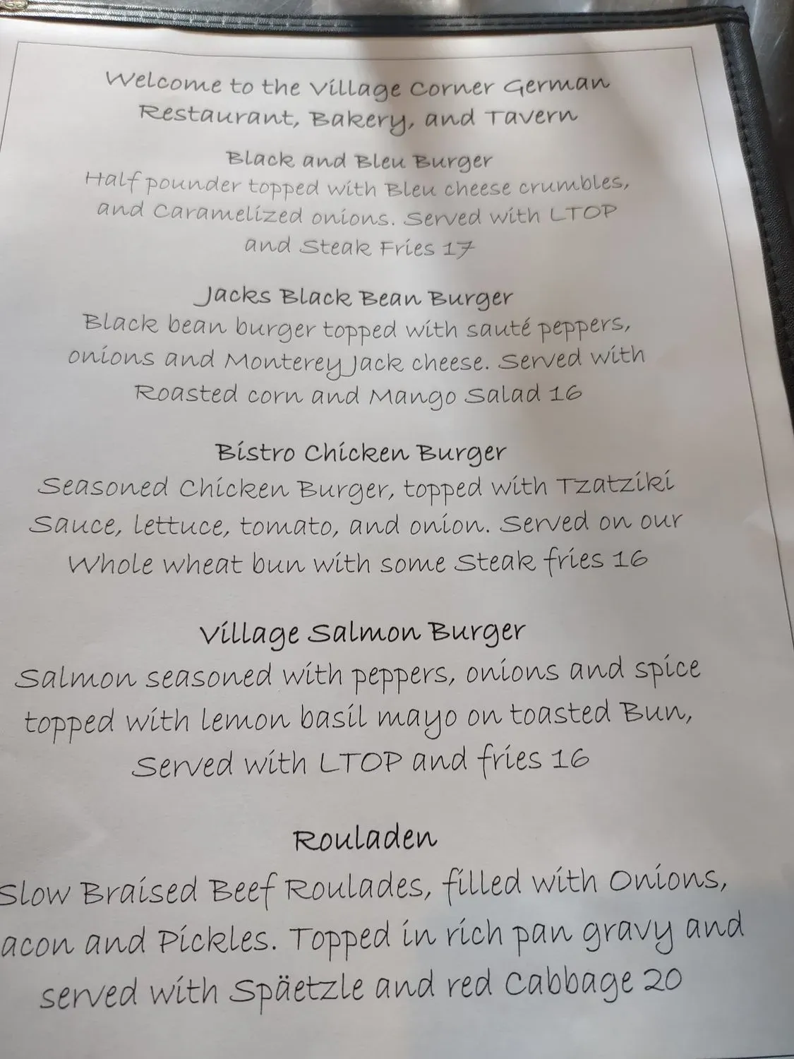 Menu 6