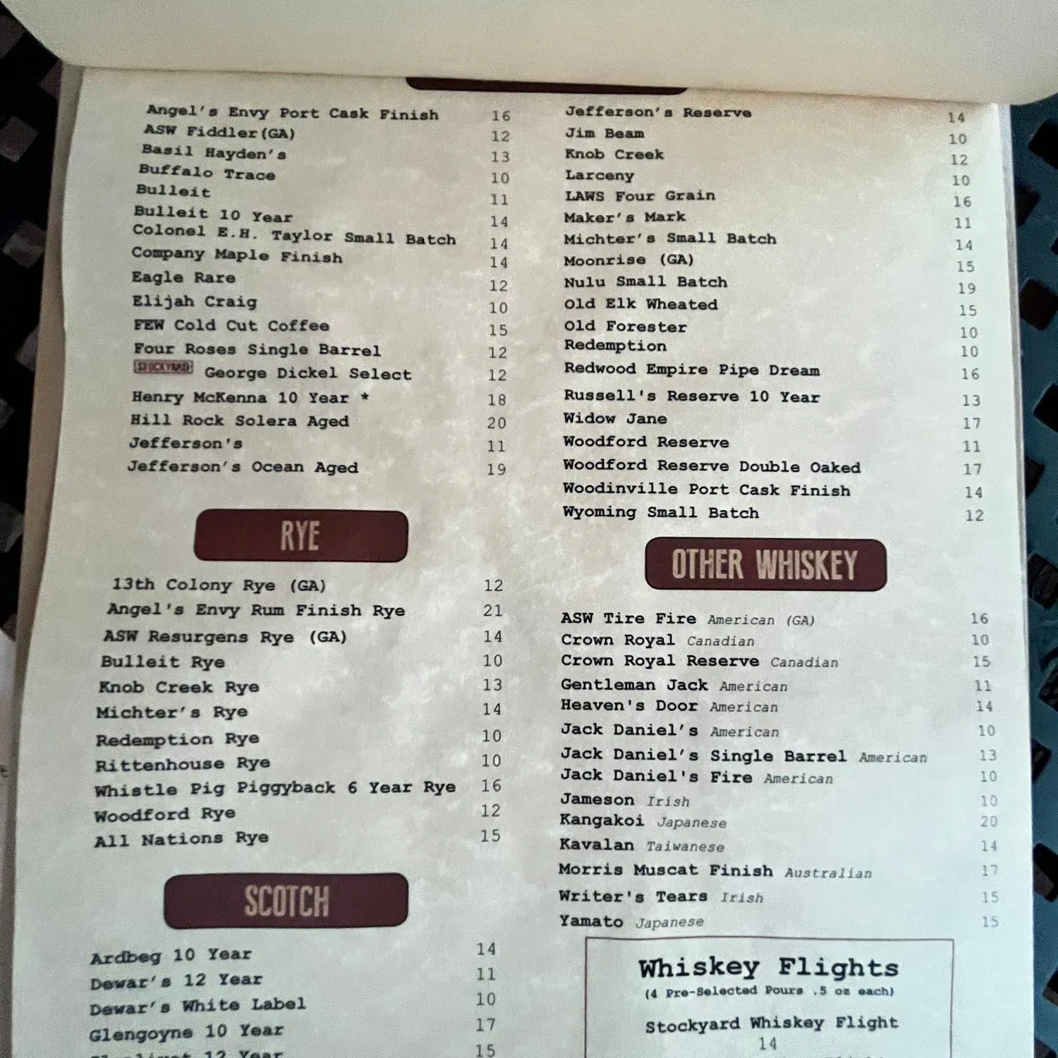 Menu 2