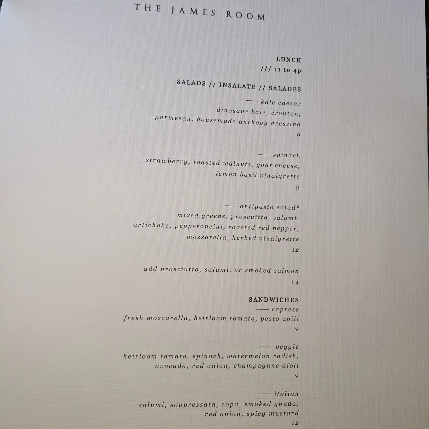 Menu 2