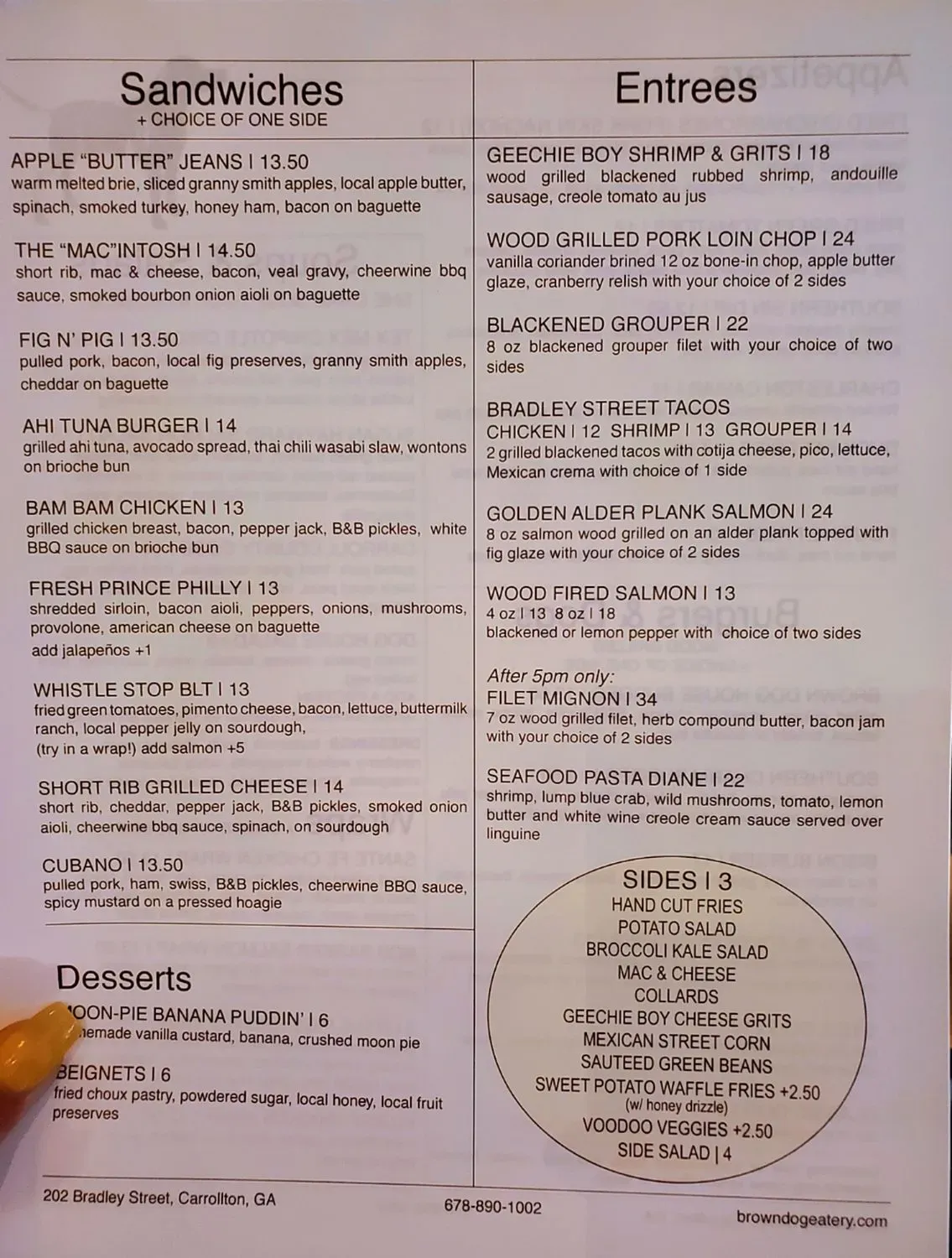 Menu 3