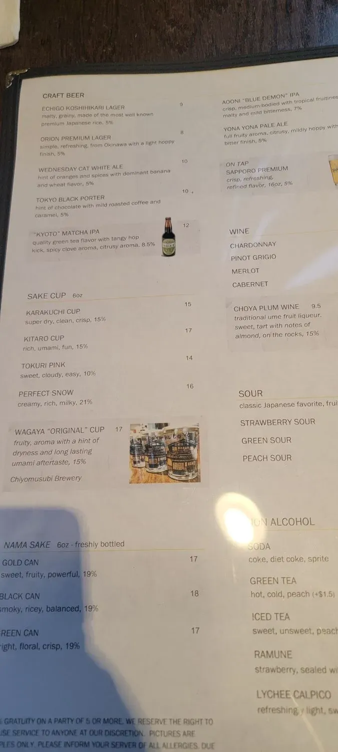 Menu 5