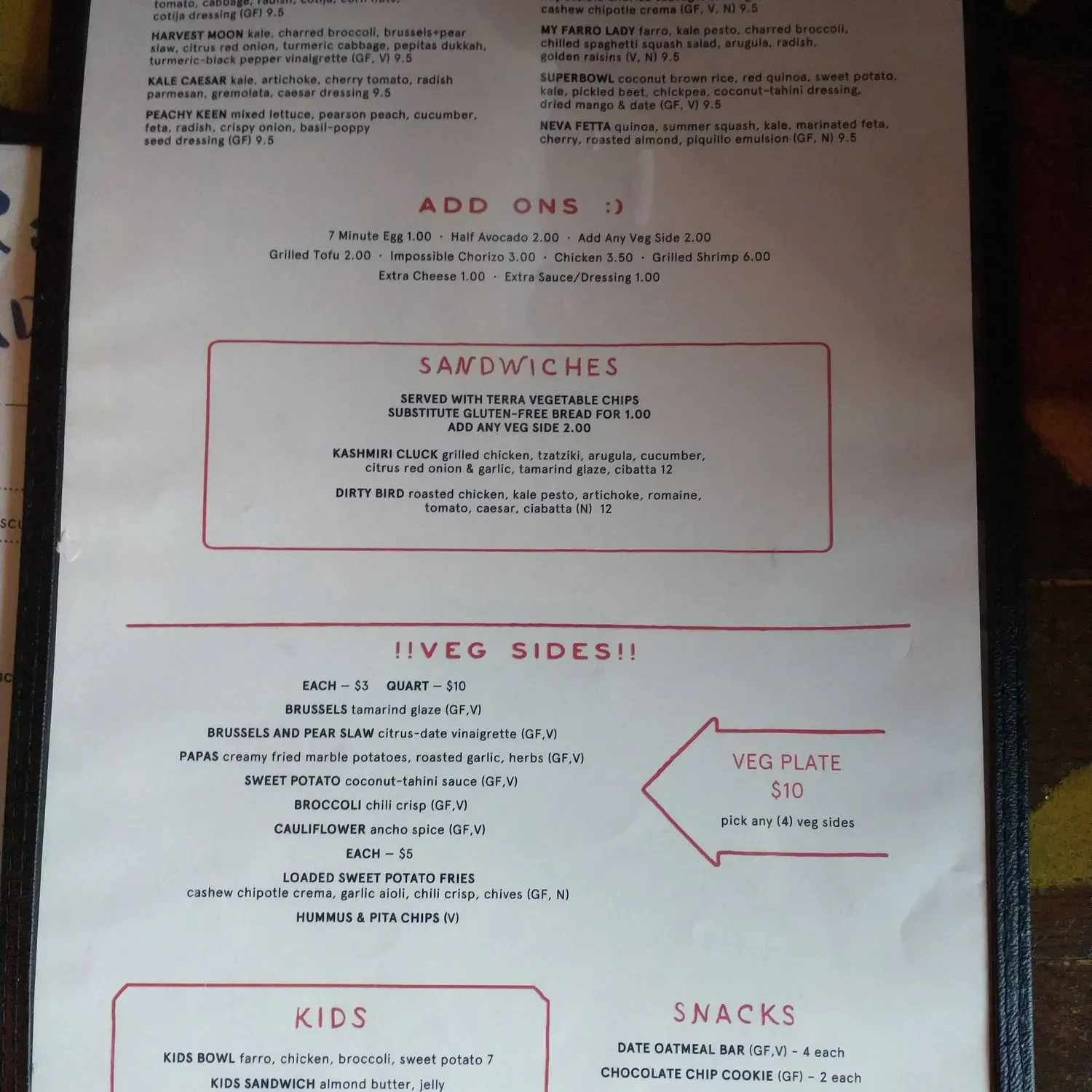 Menu 3