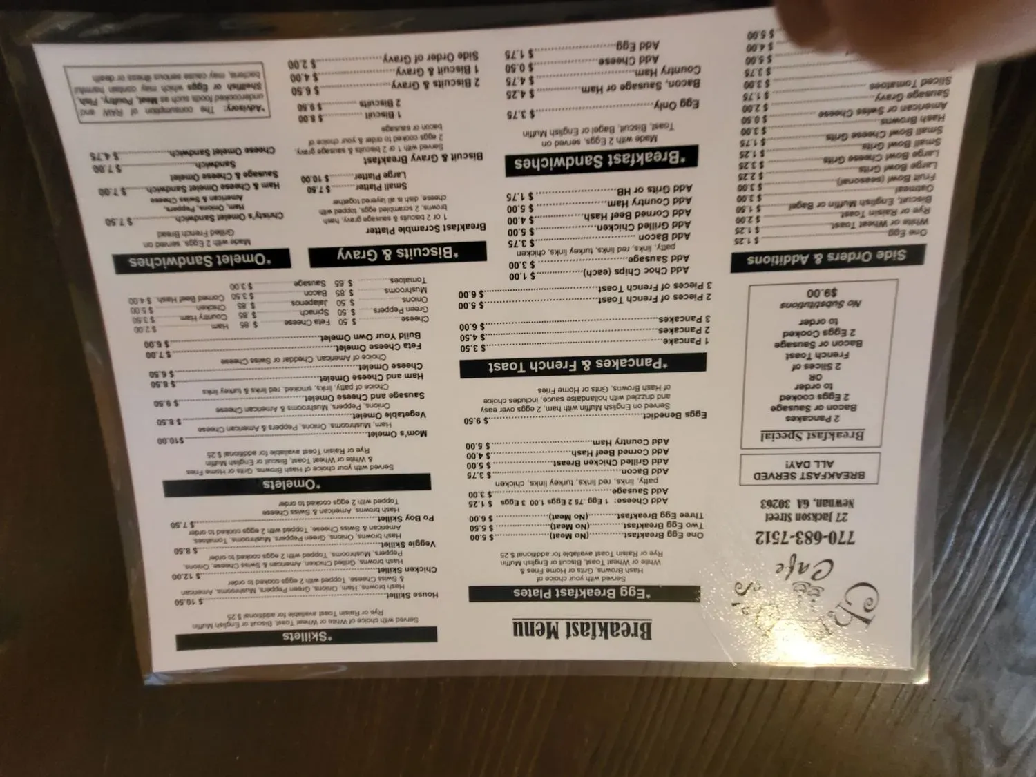 Menu 4