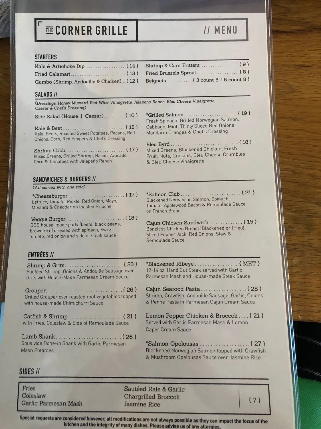 Menu 3