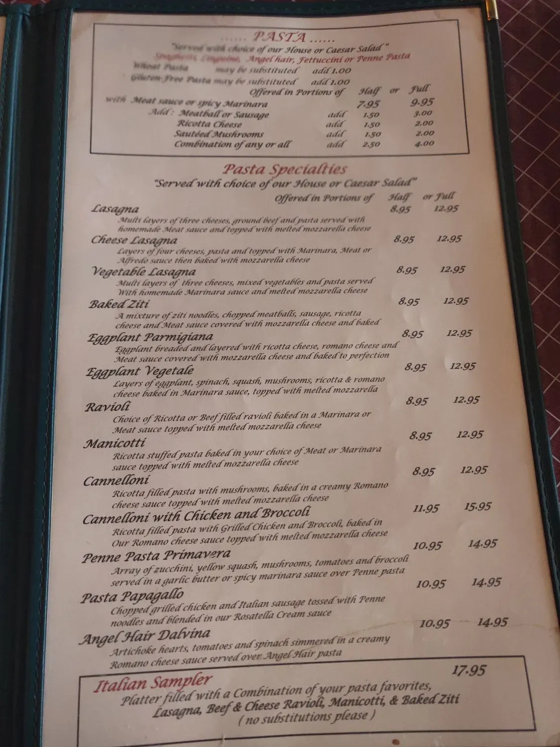 Menu 2