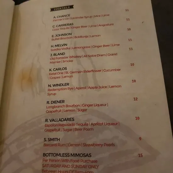 Menu 5