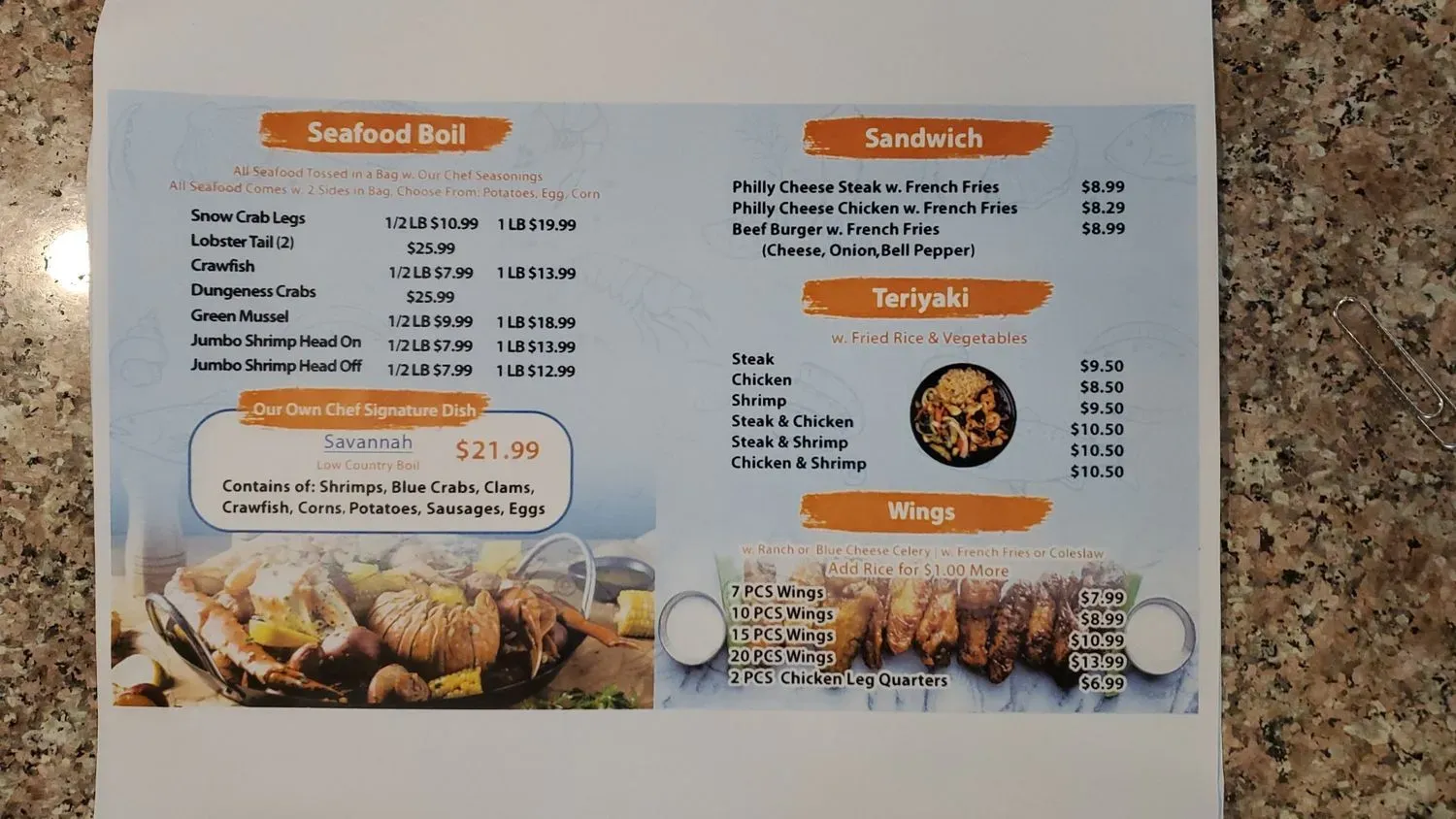 Menu 6