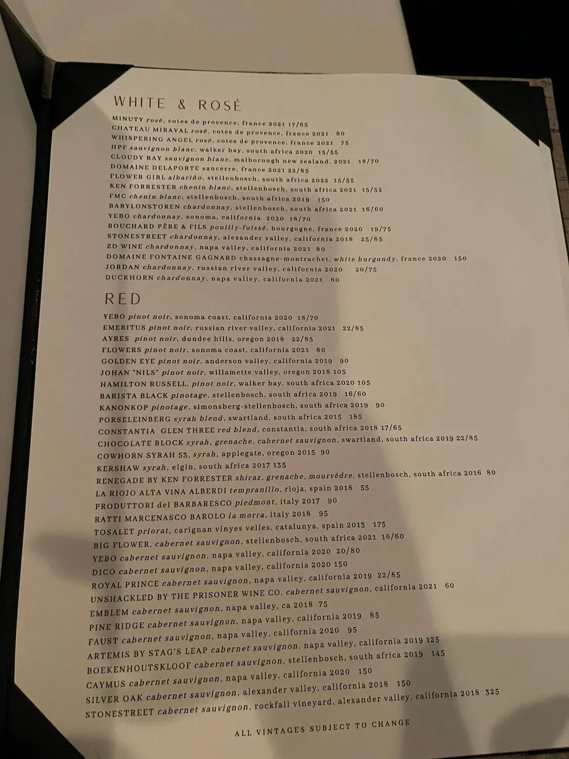 Menu 4