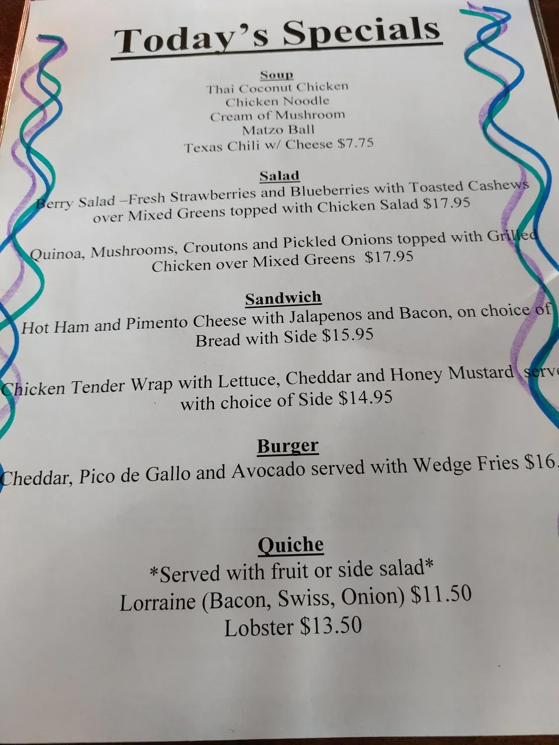 Menu 6