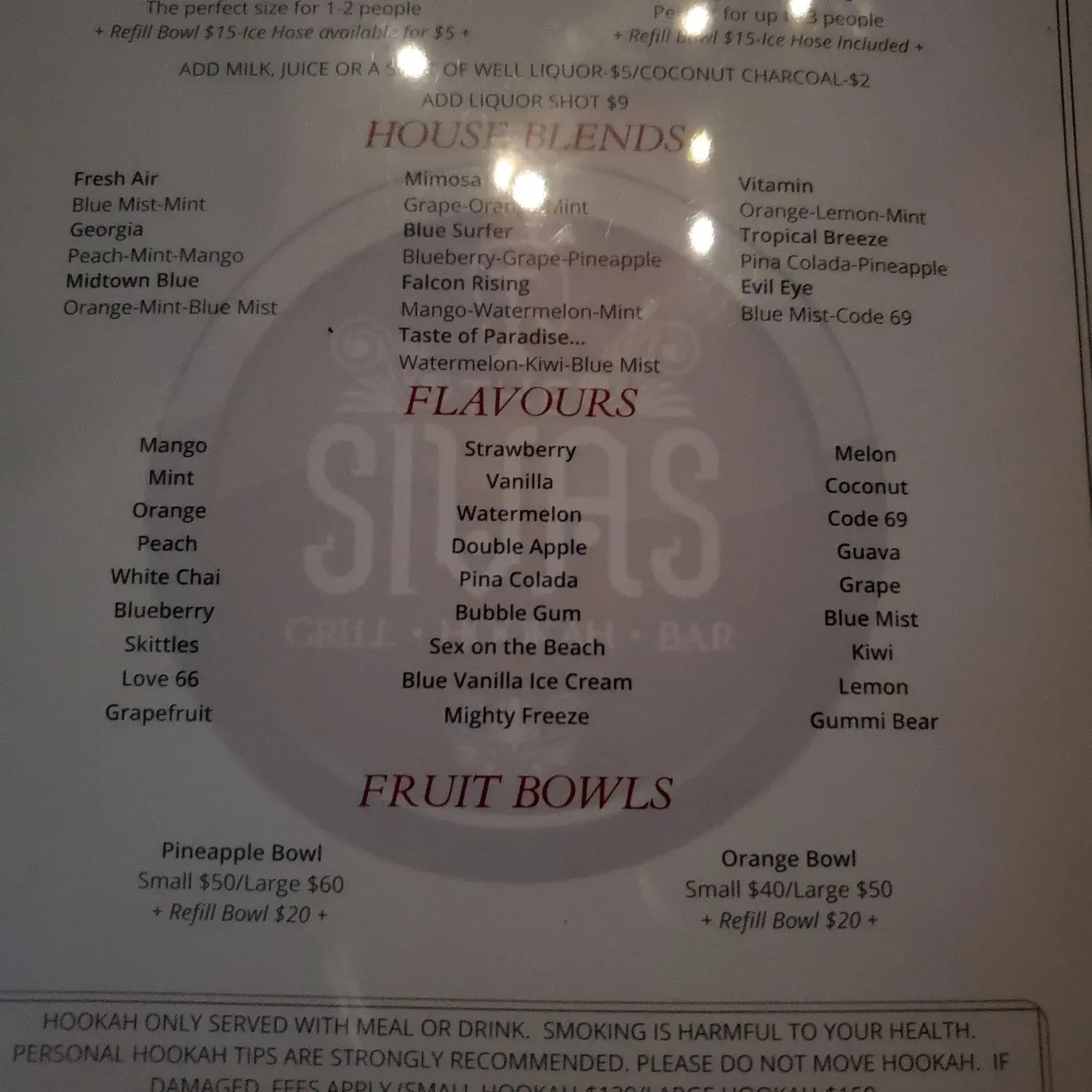 Menu 2