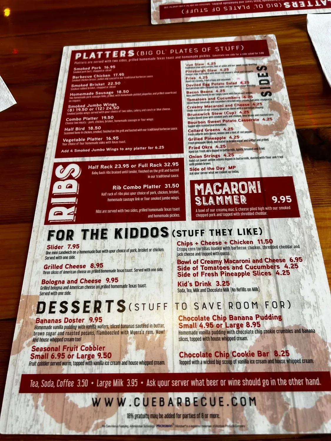 Menu 6