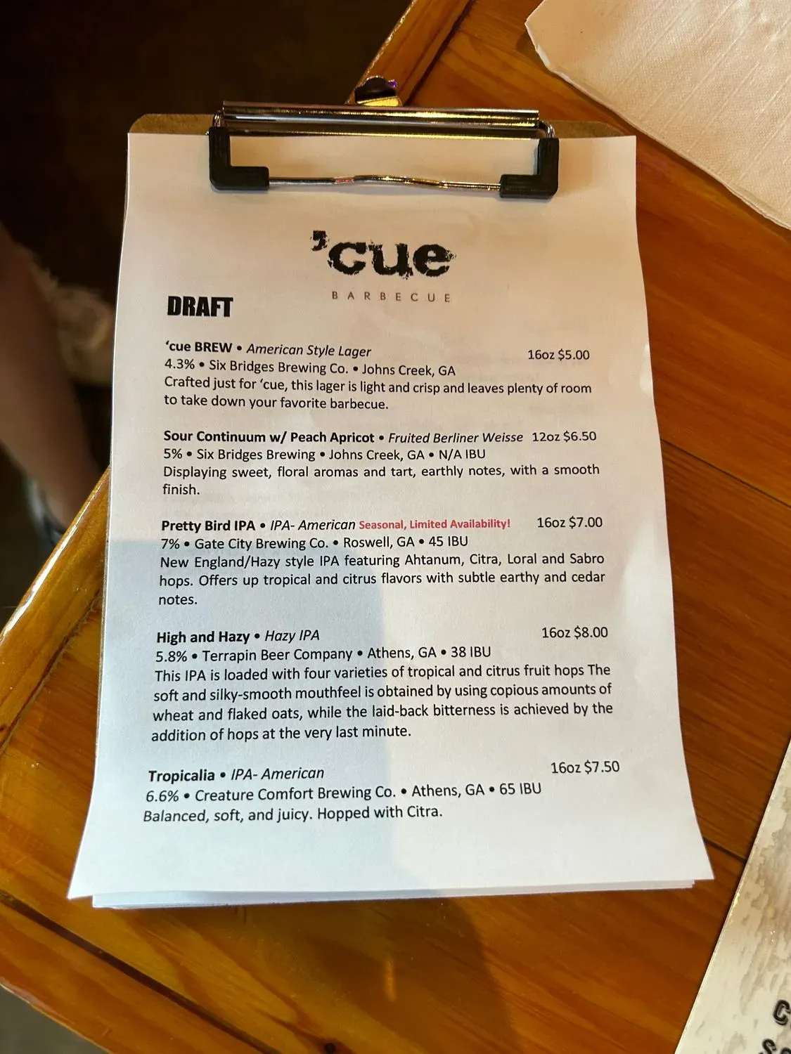 Menu 4