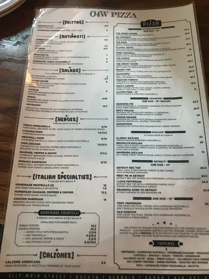 Menu 5